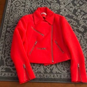 A.L.C pink moto jacket